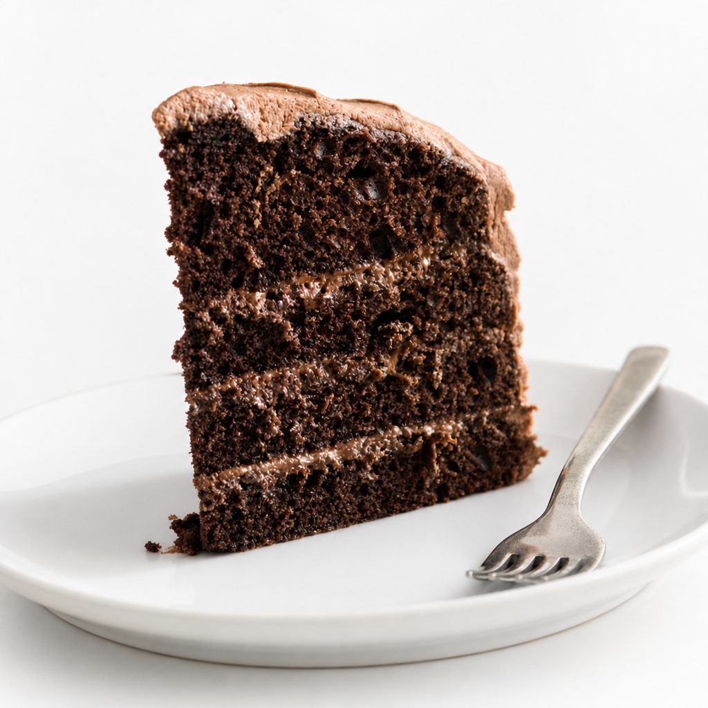 Decadent Chocolate Cake.