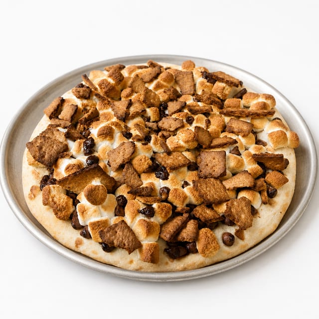 S'Mores Dessert Pizza.