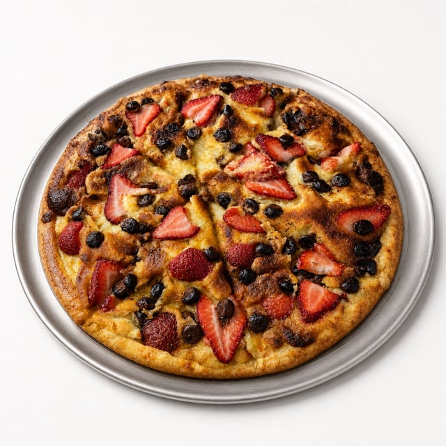 Choc Covered Strawberries Dessert Pizza.