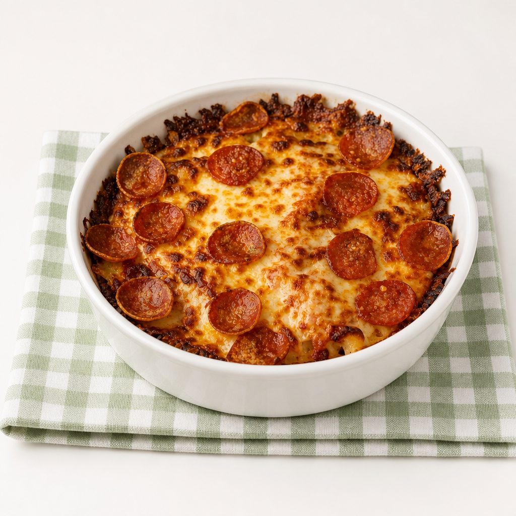 Pepperoni Lover's Pasta Bowl.