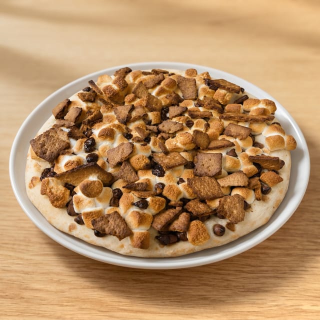 S'Mores Dessert Pizza.