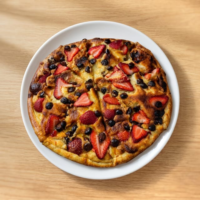 Choc Covered Strawberries Dessert Pizza.