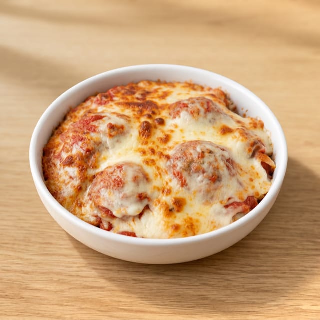 Meatball Pasta Bowl.