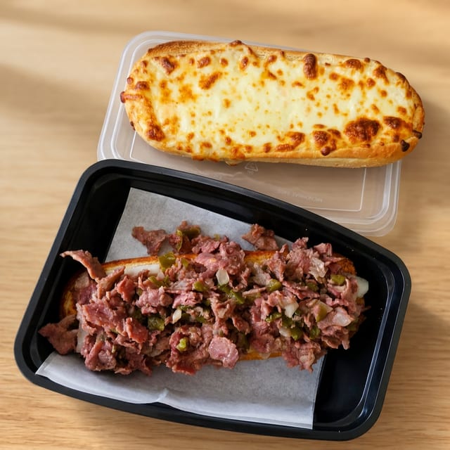 Philly Cheesesteak Hoagie.